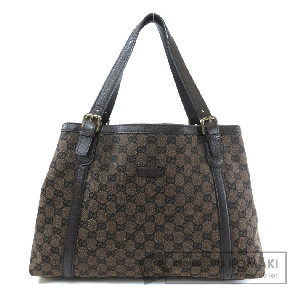 Gucci Abbey GG Canvas Tote Bag brown monogram canvas leather - Picture 1 of 11